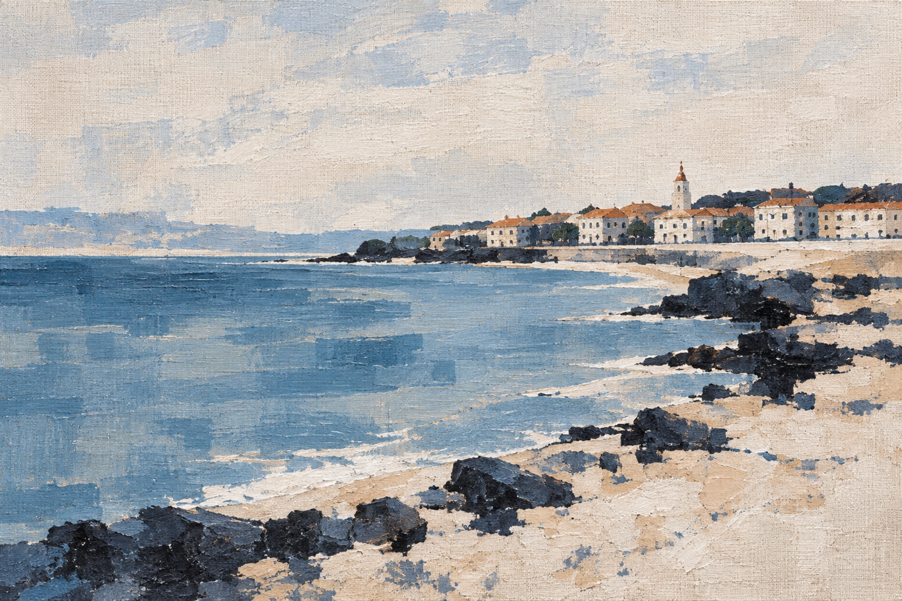 Between the Town and the Sea