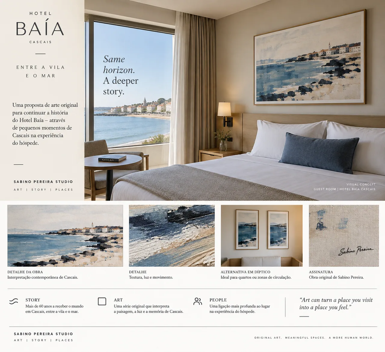Hotel Baía independent commercial space concept